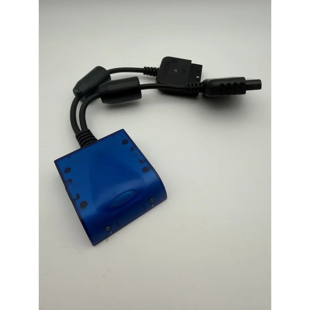 Psyclone PS2 Receiver Wireless Controller Dongle Translucent Blue PlayStation 2